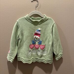 Company Kids Holiday Sweater | Size 3T | Green